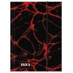 Teczka rysunkowa A4 z gumką  BackUP czerwone wzory, VENOM (TGA4B6A40)