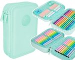 Piórnik CoolPack dwukomorowy z wyposażeniem JUMPER 2 miętowy, PASTEL / POWDER MINT (F066645)