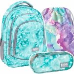 ZESTAW 3 el. Plecak szkolny młodzieżowy BackUP 26 L ekologiczny ocean, ECO SOFT (PLB4X60EKOSET3CZ)