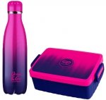 Zestaw bidon i śniadaniówka Drink&Go butelka termiczna CoolPack 500ml różowe ombre, GRADIENT FRAPE (Z04508+Z07508)