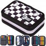 Piórnik potrójny z wyposażeniem ST.RIGHT kotki, CHESS CATS PC5 (64458)