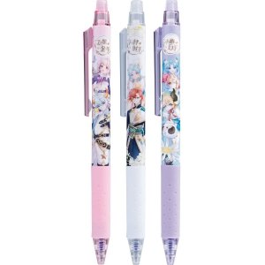 3x Długopis automatyczny MANGA Anime wymazywalny żelowy 0,5 mm HAPPY COLOR (99303ZESTAW)