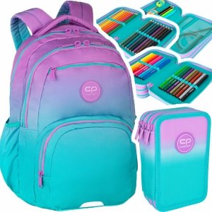 ZESTAW 2 el. Plecak CoolPack PICK  23 L fioletowe ombre, GRADIENT BLUEBERRY (E99505SET2CZ)