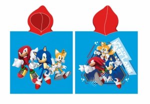 PONCZO ręcznik kąpielowy z kapturem SONIC (SONIC237007)