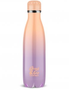 Bidon Drink&Go butelka termiczna CoolPack 500ml pomarańczowe ombre, GRADIENT BERRY (Z04506)