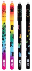 4 x Długopis MIAOW wymazywalny żelowy 0,5 mm Happy Color  (23026)