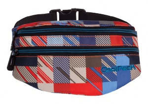 SASZETKA NERKA CoolPack na pas torba MADISON w kolorowe kwadraty, MOTION CHECK 894 (69014)