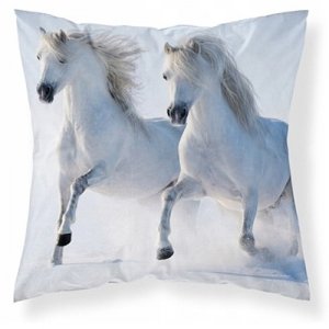 Poszewka na poduszkę 3D HORSES Koń konie 40 x 40 cm (MF010)