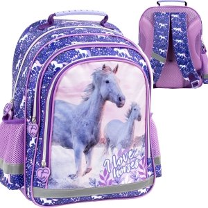 Plecak szkolny I Love Horses KONIE (PL15BKO25)