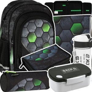 ZESTAW 6 el. Plecak szkolny 23 L FOOTBALL Piłka nożna Starpak (527190SET6CZ)