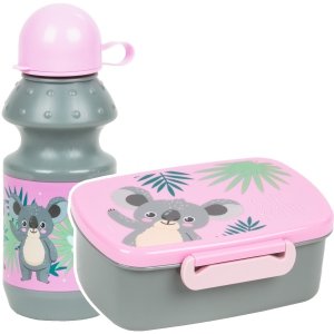 Zestaw bidon i śniadaniówka CUTE KOALA Misie (BKKOA10+SAKOA10)