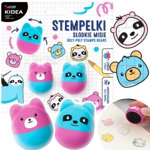 Stempelki WAŃKA WSTAŃKA PANDA I NIEDŹWIADEK pieczątki KIDEA (SWWMIKA)
