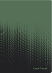 Teczka na dokumenty A4 z koszulkami Skoroszyt CoolPack zielone ombre,  GRASS (32906CP)