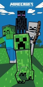 Ręcznik plażowy kąpielowy MINECRAFT 70 x 140 cm (MC581171)