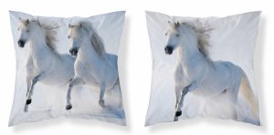 Poszewka na poduszkę 3D HORSES Koń 40 x 40 cm (MF010)