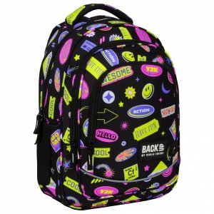 Plecak szkolny młodzieżowy BackUP 26 L moda, Y2K MOMENTS (PLB6X11)