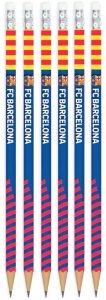 6 x OŁÓWEK z gumką FC BARCELONA BARCA (206023051SET)