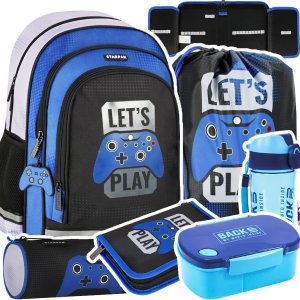 ZESTAW 6 el. Plecak wczesnoszkolny gra pady, GAMING PAD Starpak (527186SET6CZ)