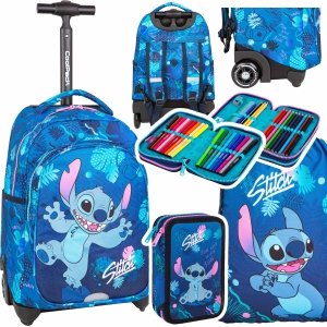 ZESTAW 3 el. Plecak CoolPack JACK na kółkach STITCH (F107780SET3CZ)
