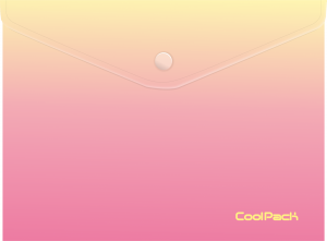 Teczka koperta na dokumenty A4 pastelowe ombre, GRADIENT PEACH CoolPack (03302CP)