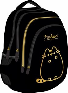 Plecak szkolny młodzieżowy St.Right PUSHEEN GOLD Kot Kotek BP6 (63154)