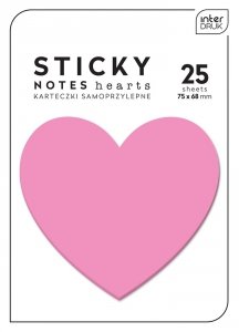 Karteczki samoprzylepne HEARTS Serce notes (27154)