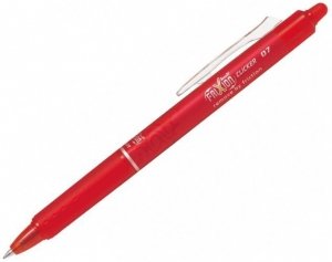 Długopis żelowy pióro wymazywalny FriXion CLICKER PILOT czerwony (17504)