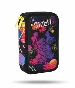 Piórnik CoolPack dwukomorowy z wyposażeniem JUMPER 2 STITCH NEON (F066886)