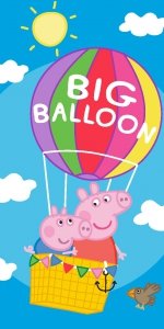 Ręcznik plażowy kąpielowy ŚWINKA PEPPA George  70 x 140 cm (PP231062)