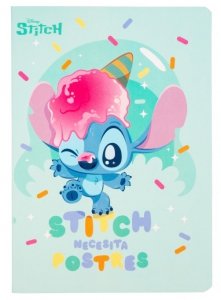 Zeszyt A5 w linię 60 kartek STITCH (77778)