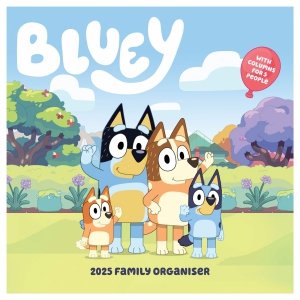 KALENDARZ PLANER BLUEY BLUE 2025 planszowy, ścienny (DSQO55025)