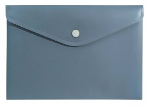 Teczka koperta na dokumenty A5 Soft Touch NIEBIESKA Biurfol (TKM-A5-02)