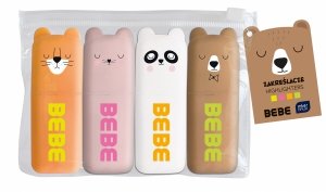Zakreślacze mini BEBE FRIENDS 4 kolory INTERDRUK (49231)