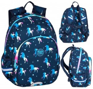 Plecak wycieczkowy CoolPack TOBY jednorożce, BLUE UNICORN (F049670)