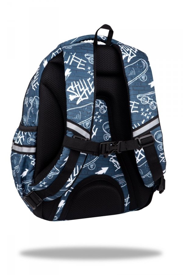 Plecak wczesnoszkolny CoolPack JERRY 21 L deskorolka, STREET LIFE (F029697)