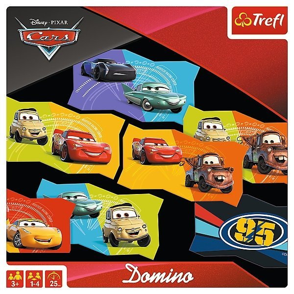 TREFL Gra pamięciowa DOMINO Auta CARS (01599)