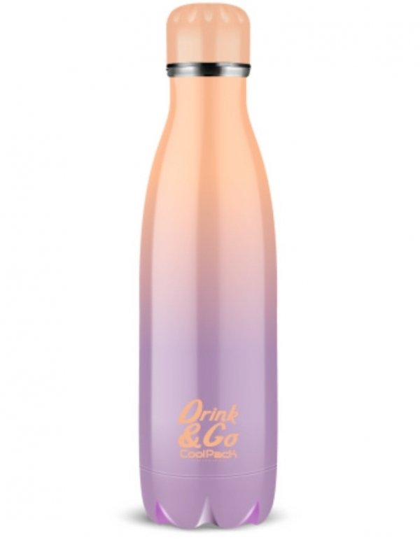 Bidon Drink&amp;Go butelka termiczna CoolPack 500ml pomarańczowe ombre, GRADIENT BERRY (Z04506)