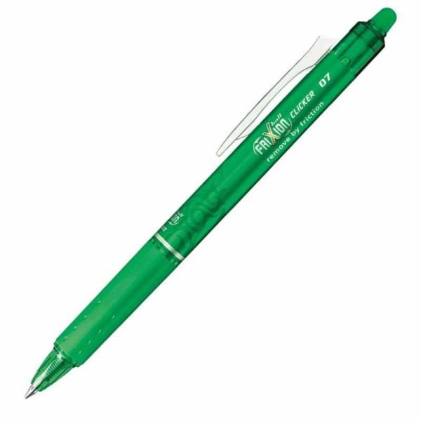 Długopis żelowy pióro wymazywalny FriXion CLICKER PILOT zielony (17528)