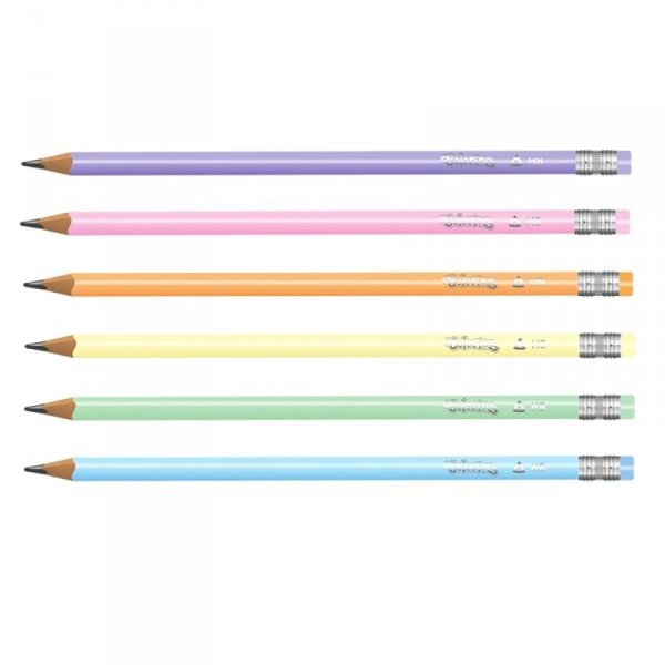 6 x Ołówek trójkątny pastelowy HB COLORINO Kids (80844PTR)