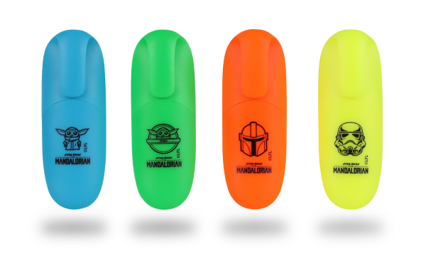 Zakreślacze MINI 4 kolory Star Wars, MANDALORIAN Coolpack (16425PTR)