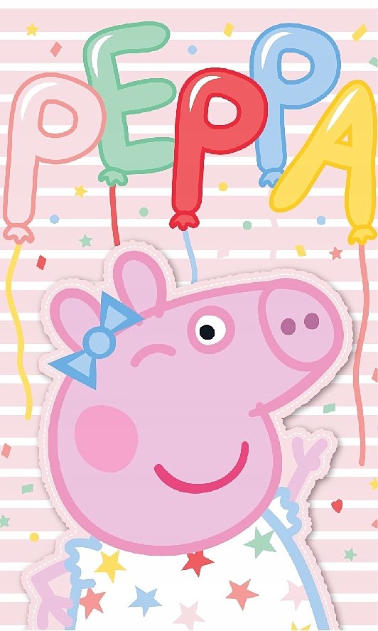 Ręcznik dziecięcy ŚWINKA PEPPA 30 x 50 cm (PP235119)