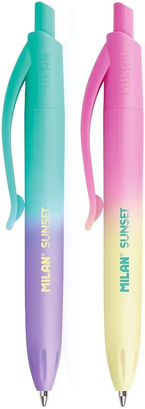 Długopis MILAN MINI TOUCH SUNSET P1 niebieski wkład (176556924SN)