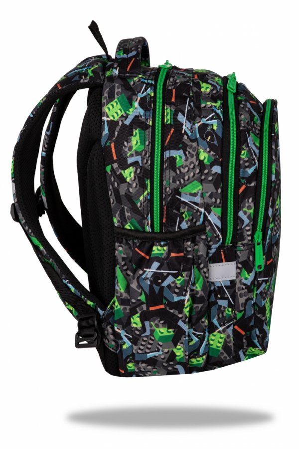 ZESTAW 2 el. Plecak wczesnoszkolny CoolPack JERRY 21 L klocki, KIDS FROM THE BLOCK (F029823SET2CZ)