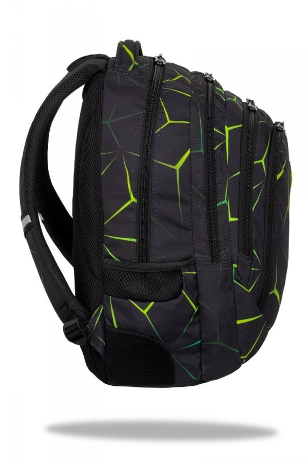 ZESTAW 5 el. Plecak CoolPack DRAFTER 28 L zielone wzory, QUAKE (F010750SET5CZ)
