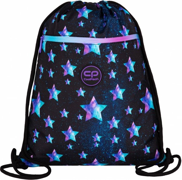ZESTAW 5 el. Tornister Plecak CoolPack TURTLE  25 L gwiazdy, STAR NIGHT (F015830SET5CZ)