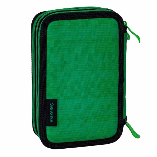 ZESTAW 5 el. Plecak wczesnoszkolny 16 L ASTRABAG MINECRAFT CREEP gra, PIXEL HERO (502024095SET5CZ)