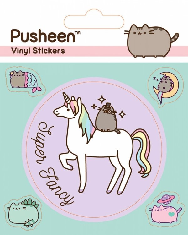 NALEPKI NAKLEJKI winylowe PUSHEEN MYTHICAL (PS7377)