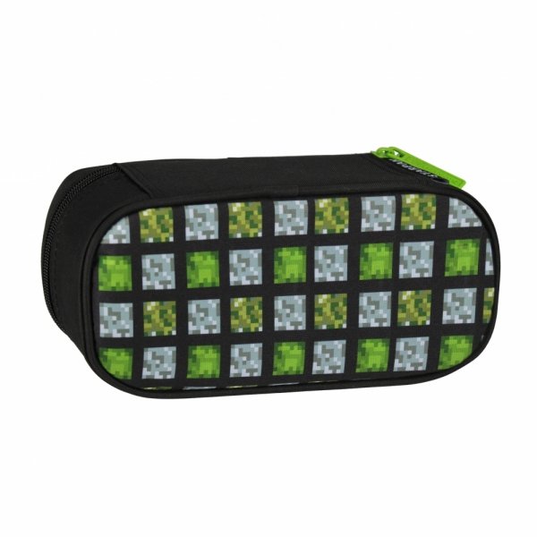 ZESTAW 5 el. Plecak wczesnoszkolny gra, PIXEL ZIELONY (527187SET5CZ)