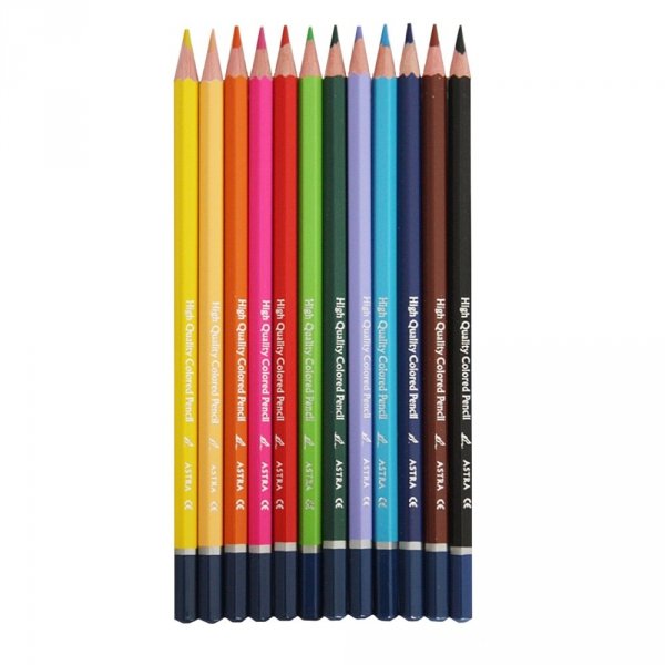 Kredki ołówkowe akwarelowe 12 kolorów ASTRA (312110004)