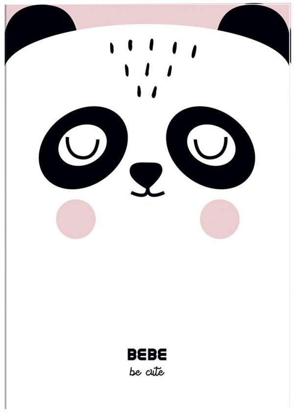 Zeszyt notes B6 32 kartki gładki BB GIRLS Panda (14710)
